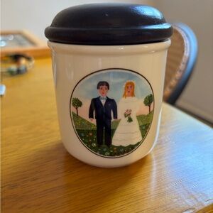 Wedding Couple Ceramic Jar Villeroy & Boch